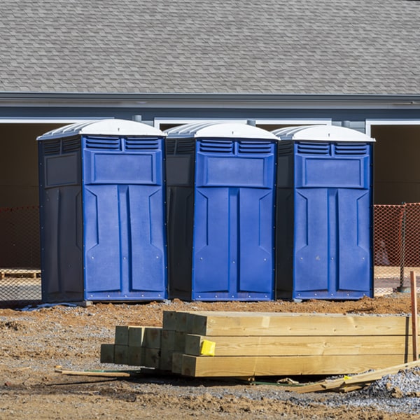 are there any restrictions on what items can be disposed of in the portable toilets in Albany VT